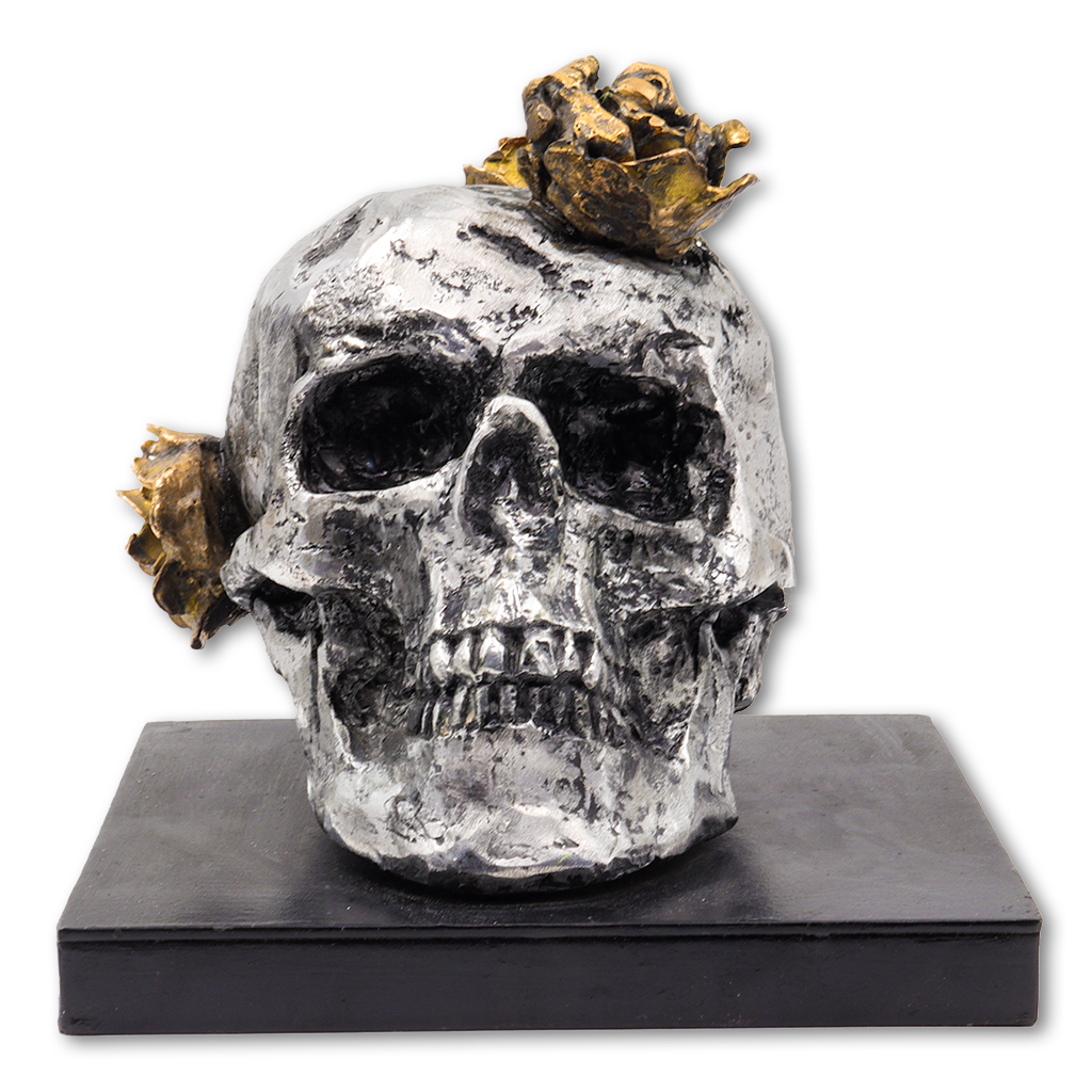 Skull with Roses